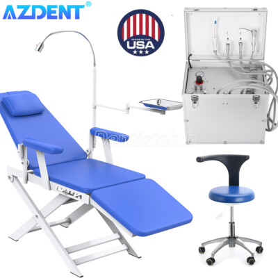 Dental Mobile Delivery Unit Air Compressor Suction System 4Holes /Chair /Stool