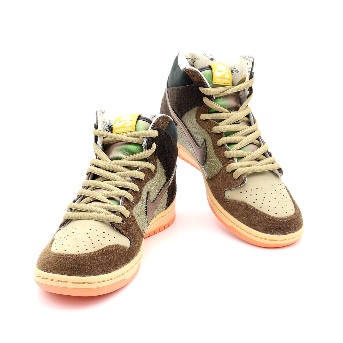 DC6887-200 Concepts Turdunken Nike SB Dunk High Duck Brown Orange