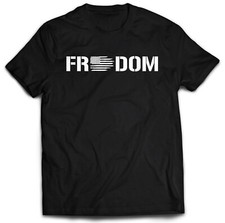 FREEDOM UNITED STATES FLAG T-SHIRT US FLAG ARMY NAVY MARINES VETERAN NRA