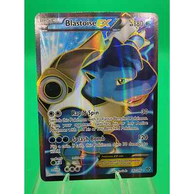 Pokémon TCG Blastoise-EX XY 155/160 Holo Full Art | eBay
