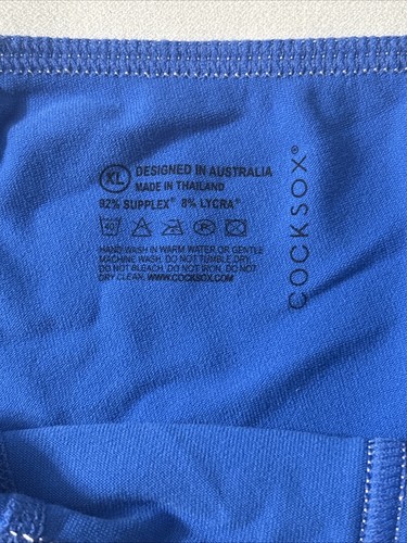 Cocksox Men's Contour Pouch Trunk - XL Brief Electric Blue Underwear Gay - Picture 2 of 3