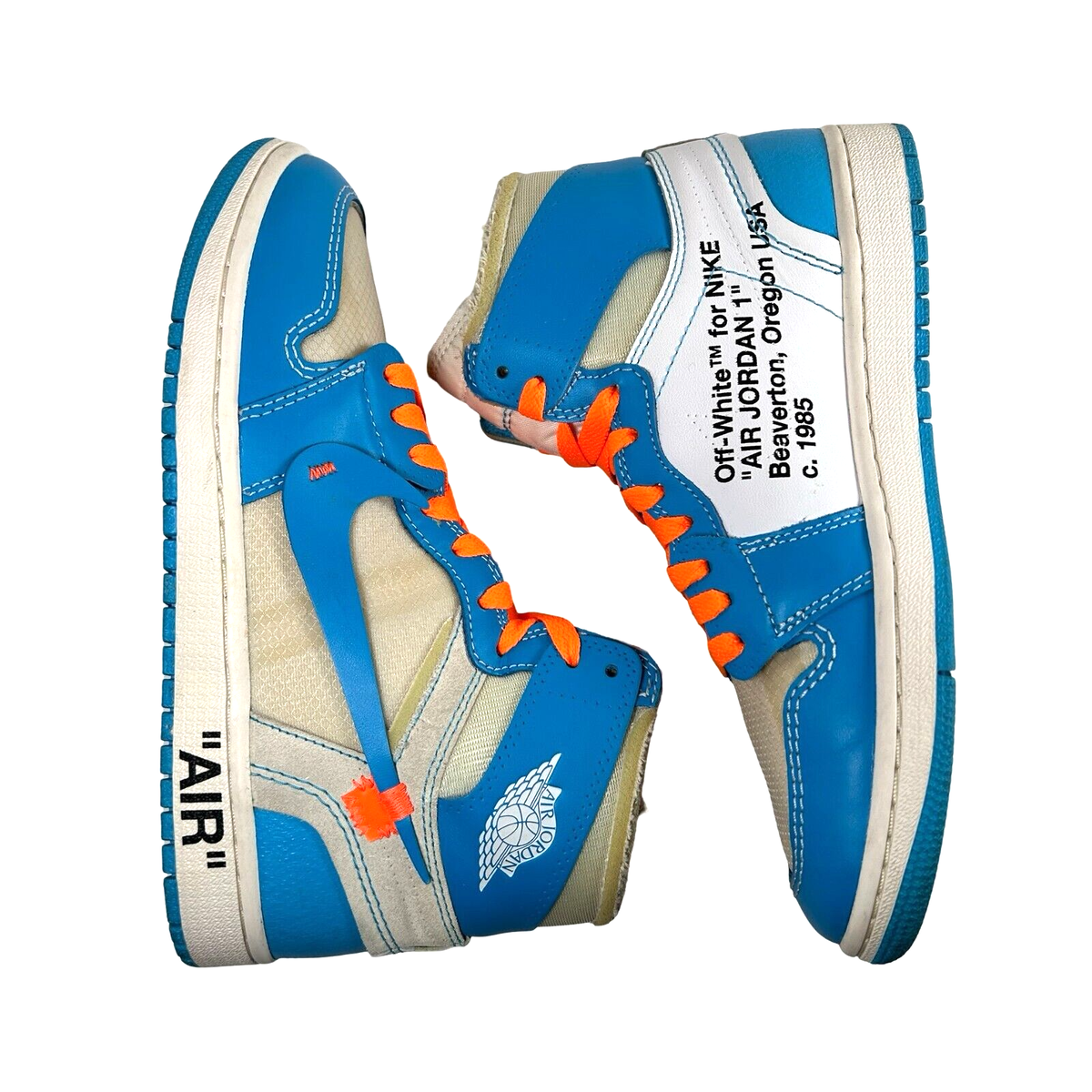 Off White x Air Jordan 1 Retro High OG UNC University Blue Off White x Air Jordan 1 Retro High OG UNC University Blue