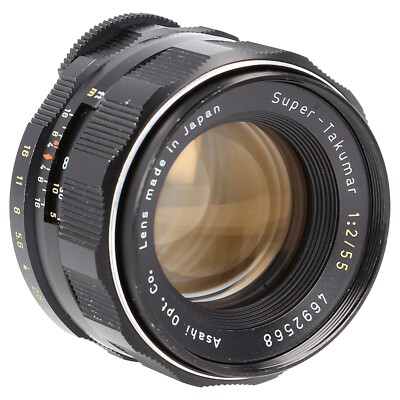 Asahi Super Takumar 55mm f2 Pentax M42 Screw Mount for Zenit