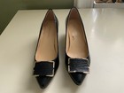 TALBOTS BLACK LEATHER PUMPS SIZE: 7 M — photo 5