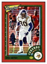CRIS CARTER 2022 Panini Classics /75 Timeless Tributes Red #112 NFL Vik ID:55598