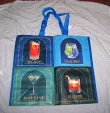 Reuseable Shopping Bag (COCKTAILS) Marshall's TJ MAXX