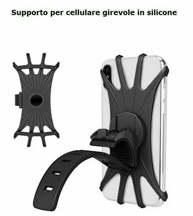 Accessorio Bici Universale Supporto Bici Silicone Per Telefono - Foto 7