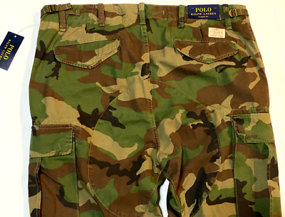 NWT-Polo Ralph Lauren Men's Utility Surplus Cargo Classic fit Camo