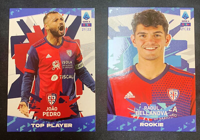 PANINI SERIES A 2021 - 22 SERIES A CELEBRATION PLAYING CARD SET CAGLIARI