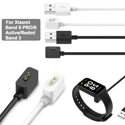 Watch Magnetic Charging Cable For Xiaomi Band 9 PRO/9 Active/Redmi Band 3 Black