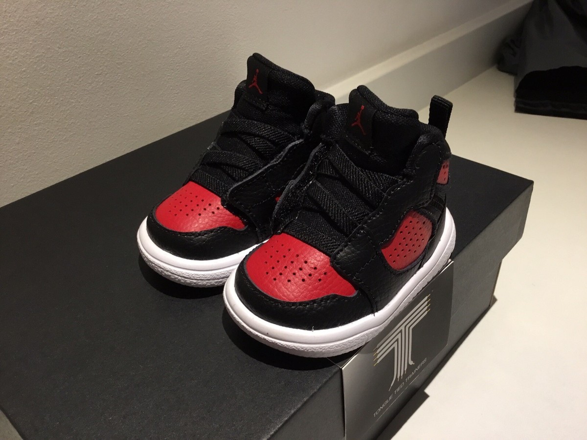 Jordan “Bred” Access (TD) Toddlers Size 1.5C ~ Euro 17 ~ AV7944