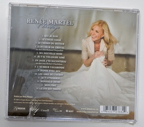 Renee Martel - L'Héritage (2008) - Canadá - CD PRECINTADO - Imagen 3 de 3