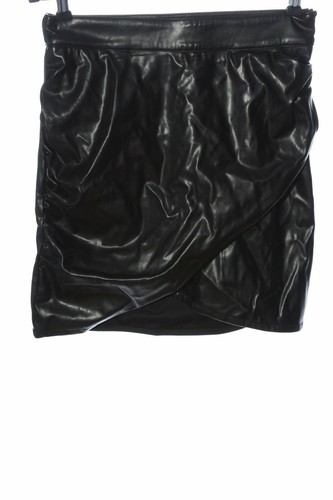 Falda de cuero de imitación negro look casual Mujeres Talla EU 38