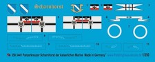 Peddinghaus 1/350 3441 SMS Panzerkreuzer Scharnhorst Kaiserliche Marine
