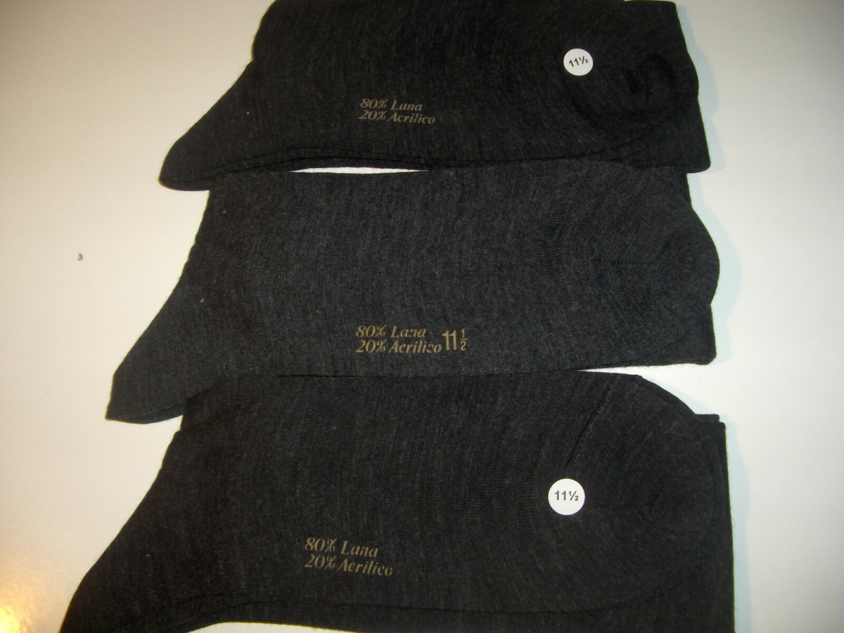 AMBROSIANA CALZA UOMO LUNGA GAMBALETTO MISTO LANA 11 1/2 42 43