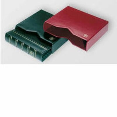 Leuchtturm Schutzkassette für Ringbinder OPTIMA, im Classic Design, grün