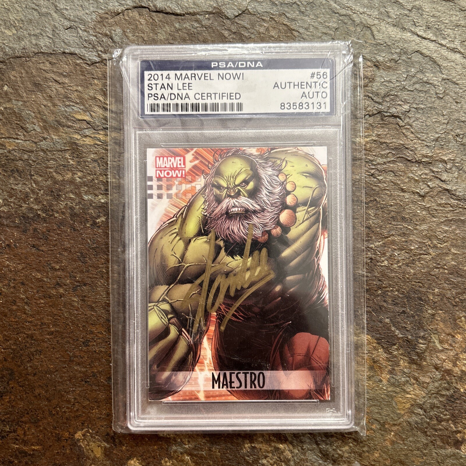 Maestro 2014 UD Marvel Now #56 STAN LEE Autograph- PSA/DNA Cert Autograph
