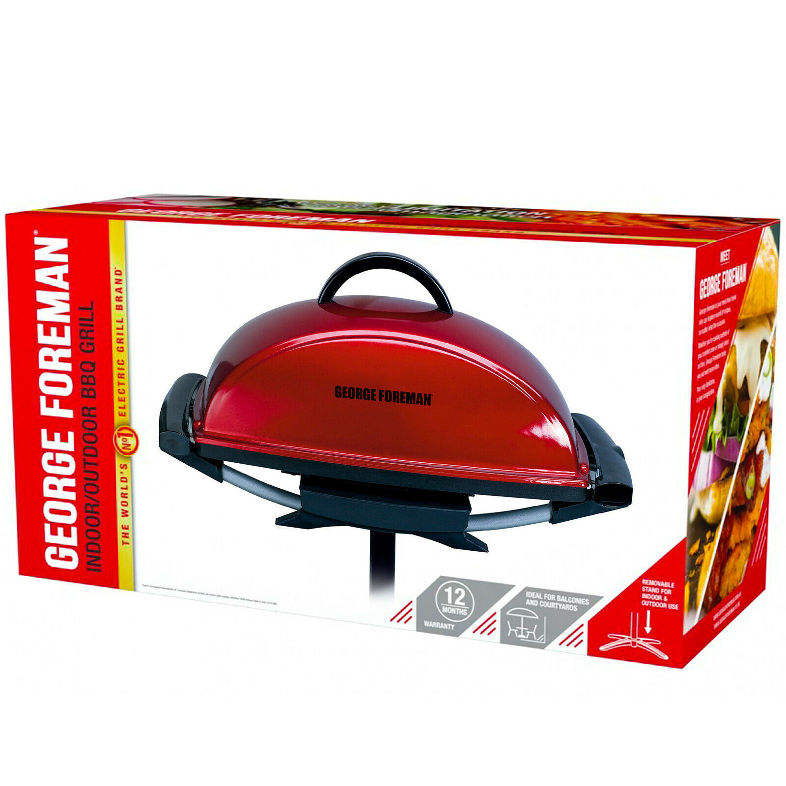 Portable BBQ Indoor Outdoor Grill & Stand Barbecue Cooking Picnic