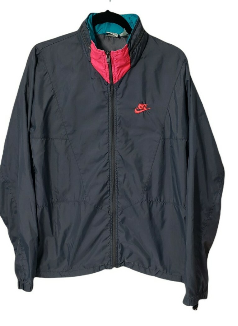 SACAI X NIKE Giacca a vento Nike grande grigia colorata con cappuccio oversize vestibilità leggera