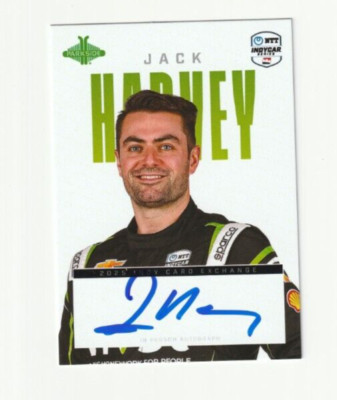 2025 JACK HARVEY signed LMT ED PARKSIDE INDY CAR TRADING CARD INDIANAPOLIS 500