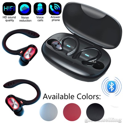 For iPhone 6/7/8 Plus SE 2nd SE 3rd Bluetooth Wireless Earhook Earbuds Headsets