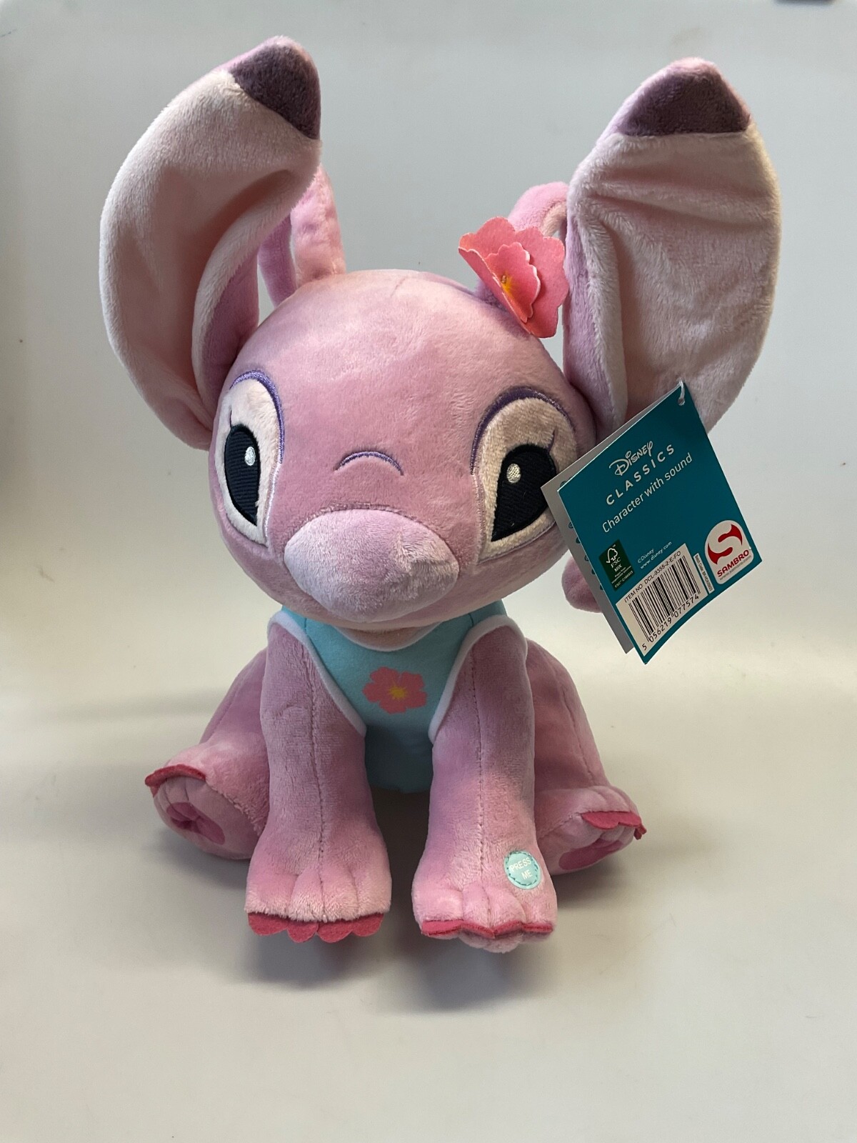 Disney Lilo & Stitch BNWT  14” Angel Plush With Sounds