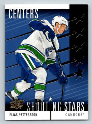 2019-20 Upper Deck Shooting Stars Centers #SSC10 Elias Pettersson (ref 203254)