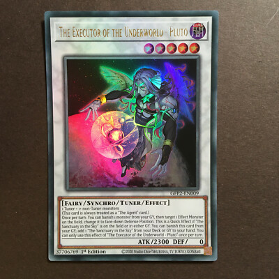Executor of the Underworld - Pluto, 1st Ed, Ultra Rare, GFP2-EN009 (GFP2-DE009)