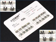 Dental Bracket Metal Braces Standard Roth .022" 3 Hook 20pcs Orthodontic Denture