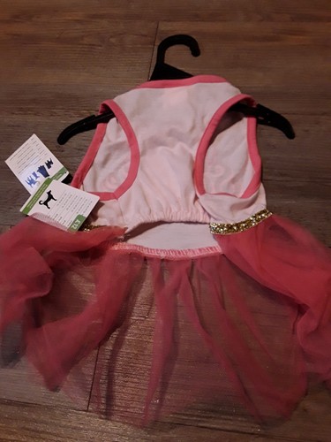 NEU ROSA HUNDEKLEID MIT "MUMMY'S SWEETIE" GR. S VON WAG A TUDE Hundekleidung - Bild 3 von 3