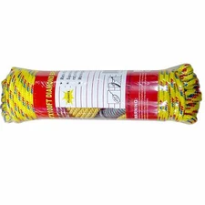 Multi-Purpose Assorted Color Polypropylene Rope Tie Down Utility Rope (1/4", 100