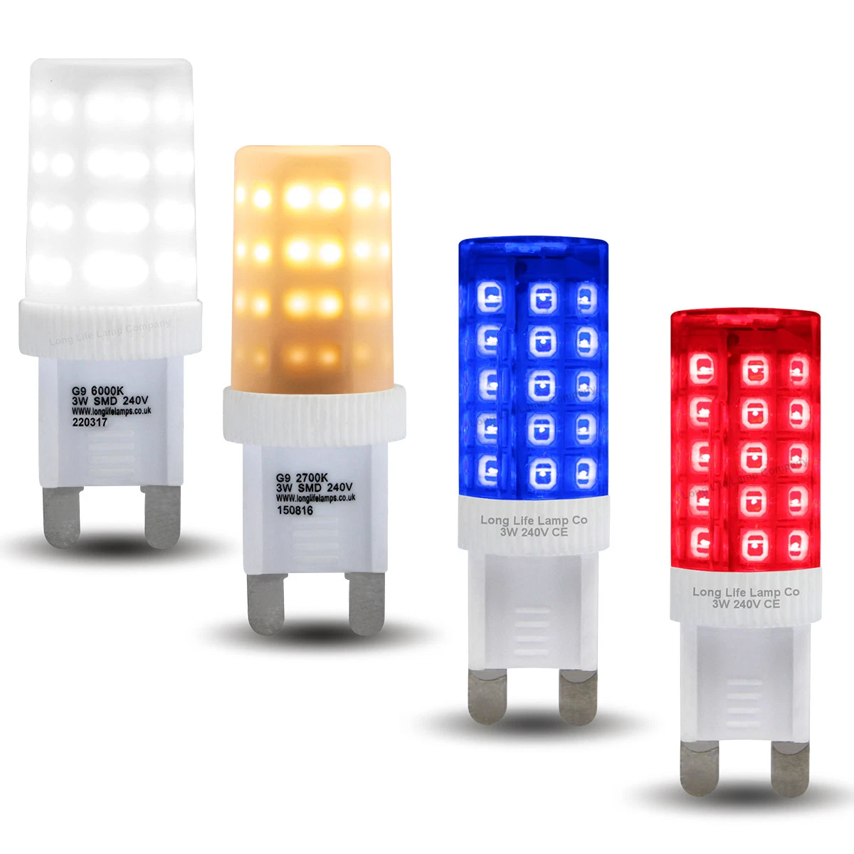 G9 coloured bulbs deals