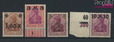 German Empire 154-157 (complete issue) unmounted mint / never