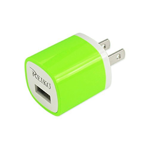 Reiko 1A5V USB Travel Charger Charge Your Equipment Anytime, Anywhere Green