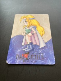 Final Fantasy 6 VI Card TCG Japanese Japan PS Games Famicom DS 1994 Bandai d