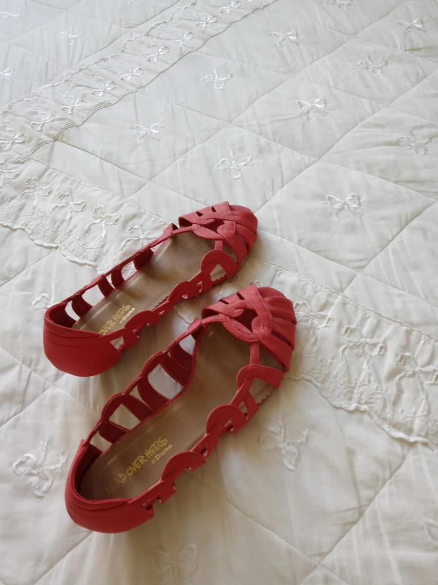 Ladies red shoes size 5 sale