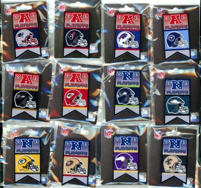 19 Nfl Playoff Banner Pin Choice 12 Pins Playoffs Super Bowl 54 Liv Ebay