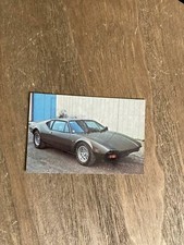 DE TOMASO PANTERA L  Super car card 4 Rare Japanese vintage F/S 80