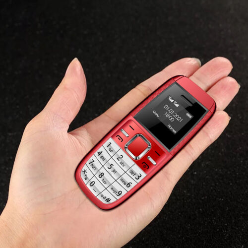 Mini Bm200 Mini Phone Lightweight Calling Gsm Quad Band Pocket Keypad Phone Big - Picture 1 of 15