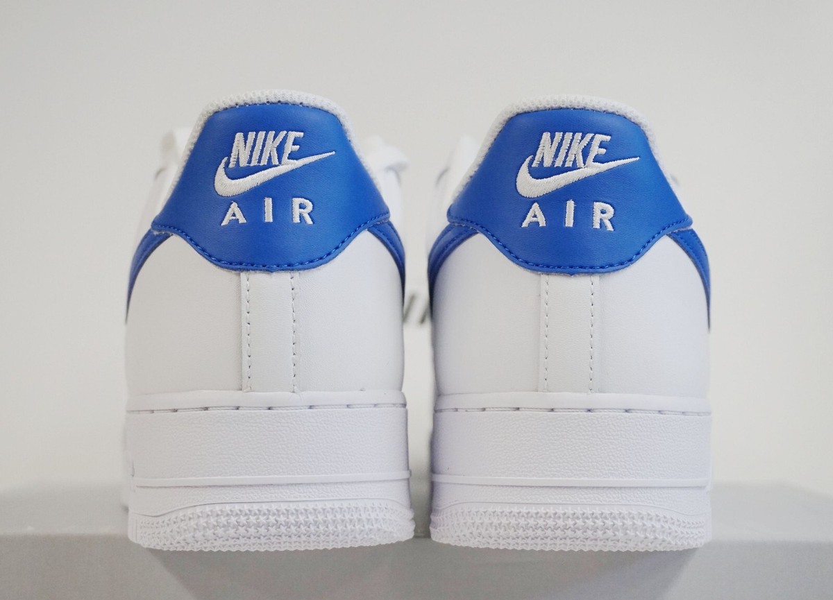 Nike Air Force 1 '07 Low AF1 White Hyper Royal Lifestyle