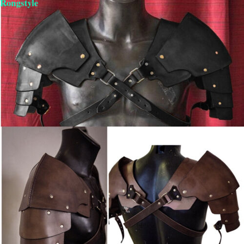 Costume medievale armatura spalla gladiatore samurai battaglia cavaliere pauldron - Foto 1 di 23