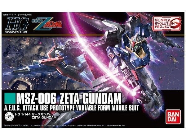 Bandai HGUC 1/144 MSZ-006 Zeta Gundam [4573102556110]