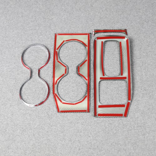 Pour Honda Pilot 2025 2026 changement de vitesse + console porte-gobelet cache panneau garnitures carbone - Photo 8/9