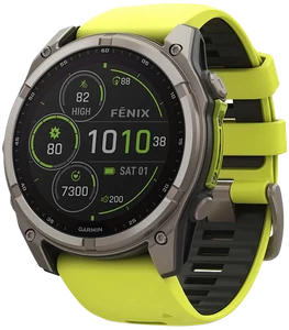 Garmin fenix 8/E Multisports Premium GPS Smartwatch avec intégré LED Lampe de poche
