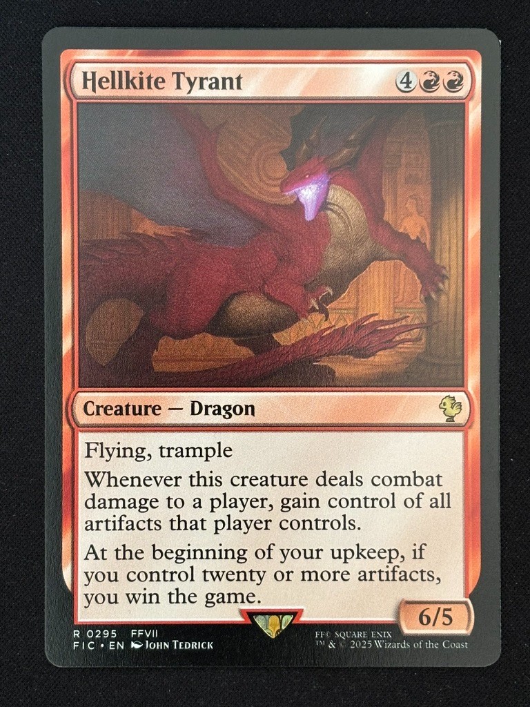1x MTG Hellkite Tyrant - Commander: FINAL FANTASY (FIC) #295 - Magic