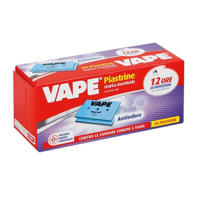 Vape Specialist Piastrine Antizanzare Classiche: Protezione Fino A 12 Ore, 120 Pezzi (60+60) Per Zanzare Comuni E Tigre