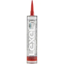 Sashco Lexel 10.5 oz Kitchen Bath Clear Paintable Solvent Adhesive Caulk - 13010