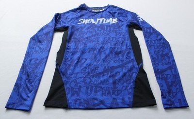 Under Armour Youth Boys Long Sleeve Alter Ego Fitted T-Shirt AP2 Blue Medium NWT