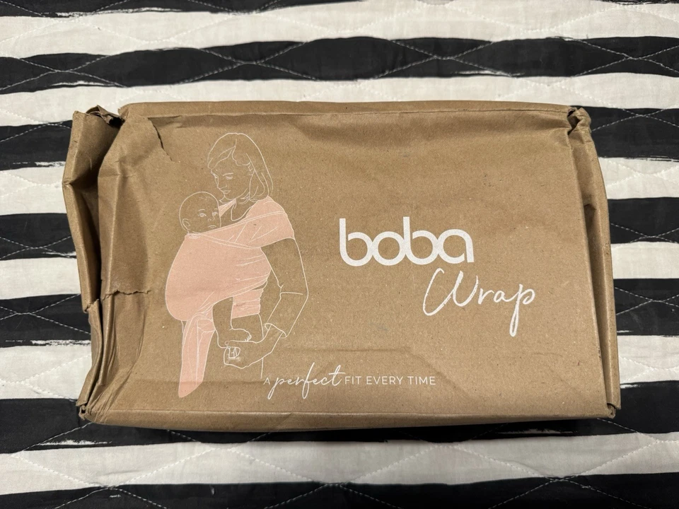 NOVO Porta-Envoltório Original Boba Baby - Estilingue Infantil Recém-nascido/Criança (Sangria) - Imagem 3 de 4