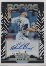 2019 Panini Prizm Rookie Auto Zebra Prizm 79/99 Jalen Beeks #RA-JB Auto 0b2